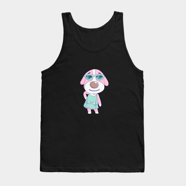 Cute Fabulous Dog Tank Top by clumsytaco